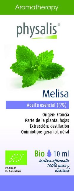 Melissa 5% 10 Ml