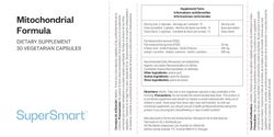 Mitochondrial Fórmula 30 Càpsules Super Smart