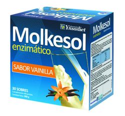 Molkesol B Vainilla  Enzimatico 30 Sobres