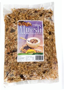 Muesli Crujiente Con Frutos Secos 750 Gr