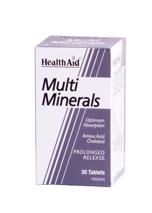Multiminereals 30 Comprimits Health Aid