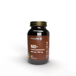 NAD + Trans-Resveratrol 400mg 60 Cápsulas Dietética Plus
