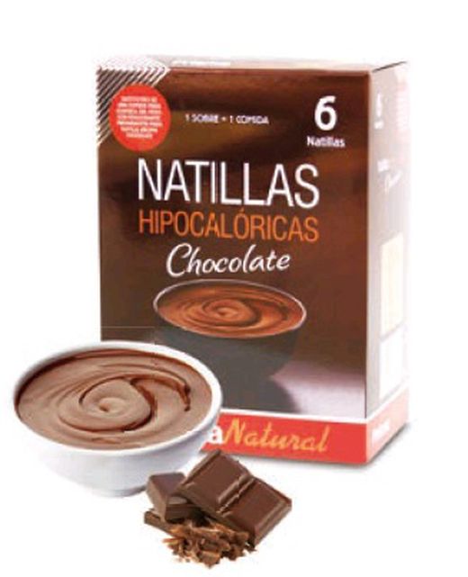 Natilla De Chocolate Caja 6 Sobres De 50 Gr