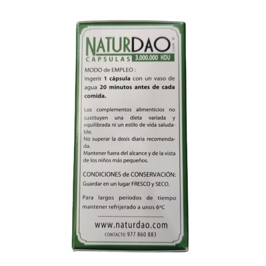Comprar NaturDAO 3.000.000 HDU 60 Cápsulas Vegetales 3000.000