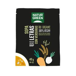 Naturgreen Sopa Letras Verduras 40 Gr