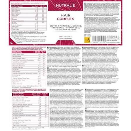 NUTRALIE HAIR COMPLEX VITAMINAS CABELLO 90CAP