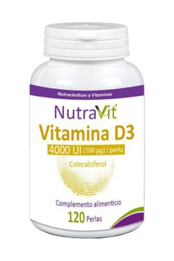 Nutravit Vitamina D3 120 Perles
