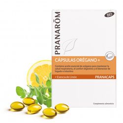Oregano + + esencia de limon bio* 30 capsulas