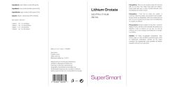 Orotato de Litio Líquido SuperSmart 250ml | Alta Pureza 99% con Pipeta