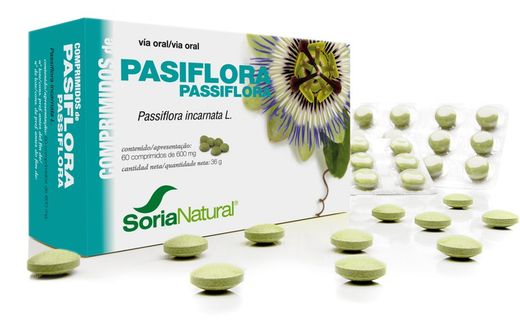 Pasiflora 600mg 60 Comprimits Soria Natural