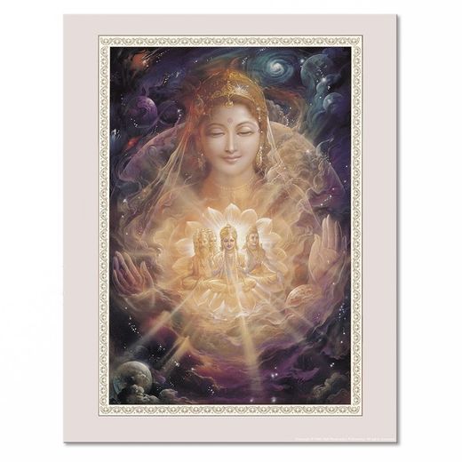 Pòster De La Mare Divina Fons Malva 27,94x35,56cm