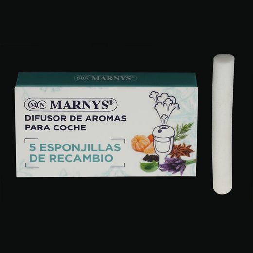Recambios Difusor Coche 5 Esponjas