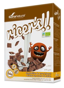 Ricers Almohadillas De Arroz C/ Chocolate 375 Gra