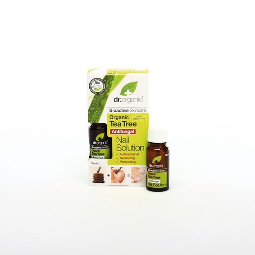 Solució Per a Ungles D'Arbre Del Te 10ml Dr. Organic Hogos, Ungles Trencadisses.
