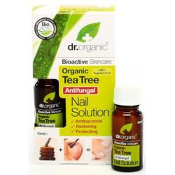 Solución Para Uñas De Árbol Del Te 10ml Dr. Organic Hogos, Uñas Quebradizas.