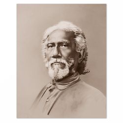 Sri Yukteswar, Sípia 20,3x25,4cm