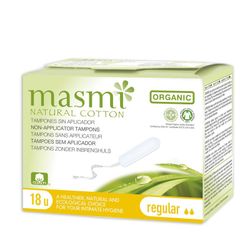 Tampones Digital Masmi Natural Cotton Regular 22u