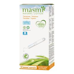 Tampones Masmi Natural Cotton Super Plus 14u