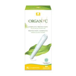 Tampons Regular Aplicador Organyc 16 U