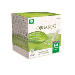 Tampons Super Aplicador Compact Organyc 16 U