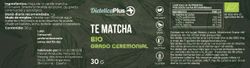 Te Matcha Calidad Ceremonial 30gr Dietética Plus