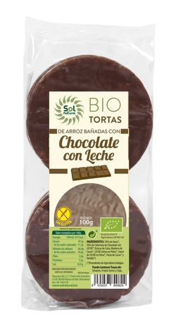 Coques Arròs Xocolata Amb Llet Bio 100 G