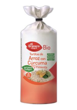 Tortitas De Arroz Con Curcuma Y Pimienta Bio 115 G