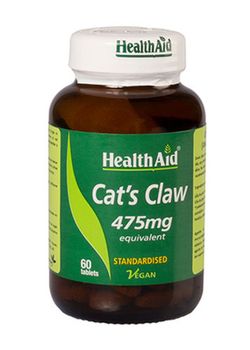 Uña De Gato Uncaria Tormentosa 475mg 60 Comprimidos Health Aid