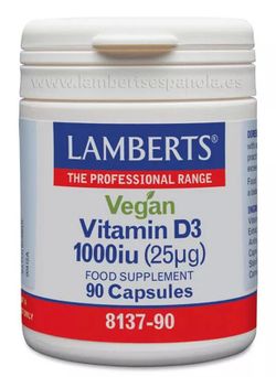 Vegan Vitamina D3 1000 Ui (25ug) 90 Caps