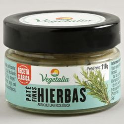 Paté Finas Hierbas Bio 110 Gr Vegetalia