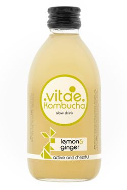 Vitae Kombucha Llimona Ginger S/G 500ml