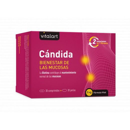 Vitalart candida 30 comp + 30 perles
