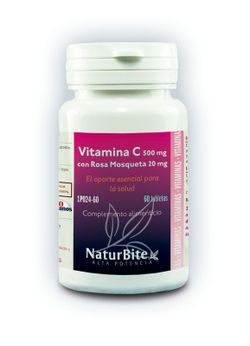 Vitamina C 1000 Mg Rosa Mosqueta 20 Mg 60 Tabs