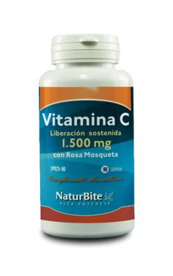 Vitamina C 1500 Mg 90 Tabletas