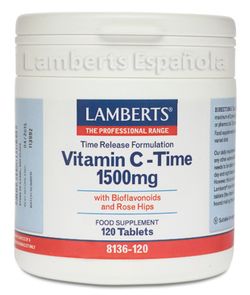 Vitamina C Liberacion Sostenida 1500mg 120 Tabs