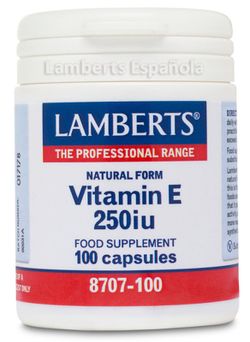 Vitamina E Natural 250ui 100 Caps
