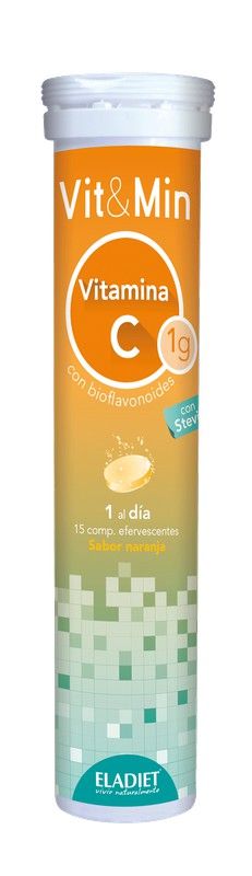Vit&Min Vitamina C 15 Comp Efervescentes