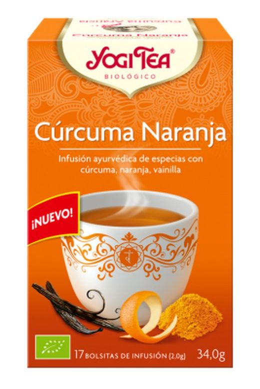 Yogi Tea Curcuma Taronja 17 X 2 Gr