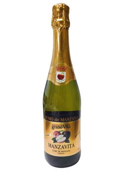 Zumo De Manzana Con Gas Manzavita 750 Ml